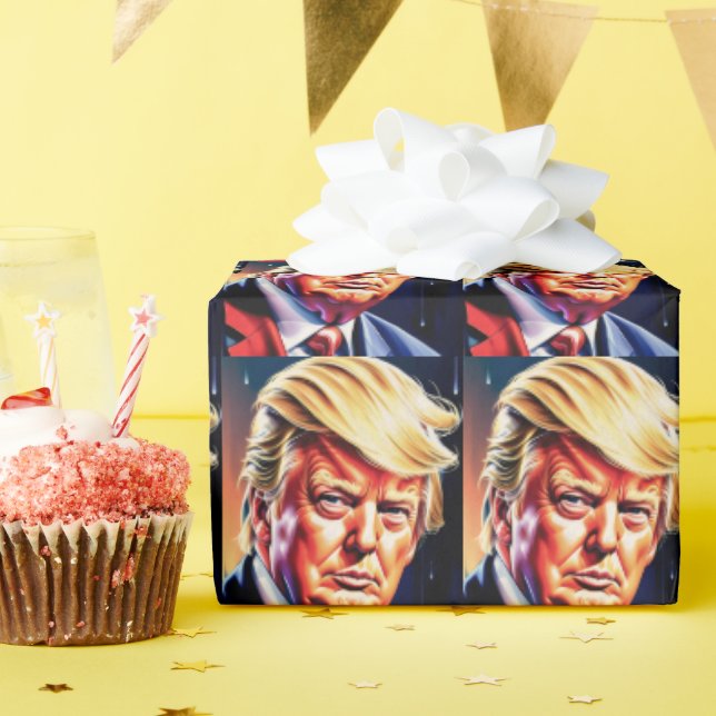 REGALO PAPEL DE RAPAS DE CUMPLEAÑOS DE TRUMP (Fiesta de cumpleaños )