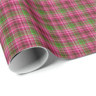 Regalo PAPEL DE RAPAS Pink-Neon-Brown-Coll-PLAID-01-GIFT
