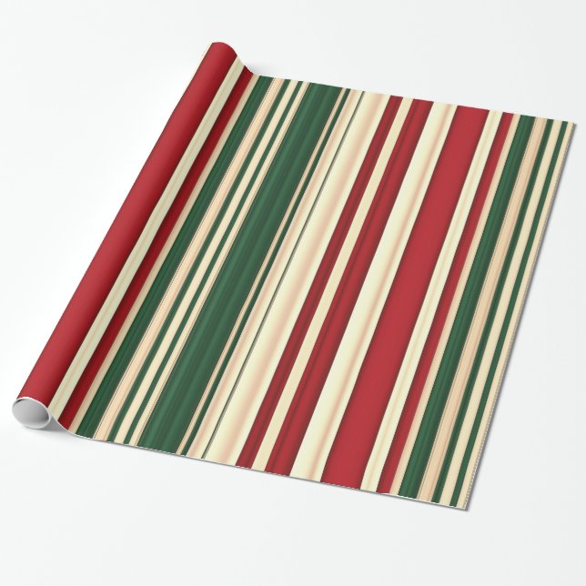 Regalo PAPEL DE RAPERO DE navidades Stripes-6-GIFT (Desenrollado)