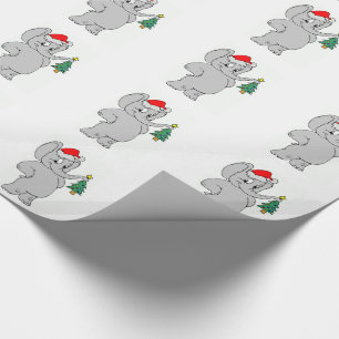 Regalo Papel de Regalo/Elefante de Santa