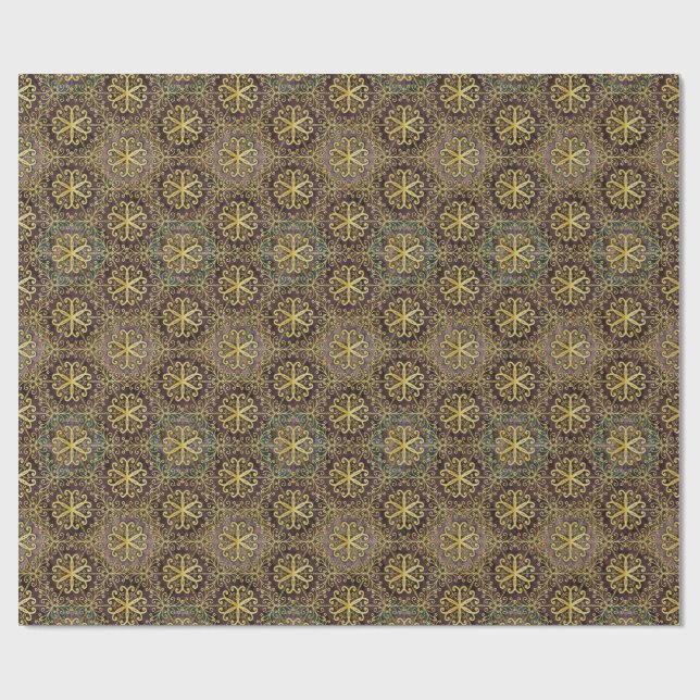 Regalo Papel de regalo, “Gilded Glam” (Superficie plana)