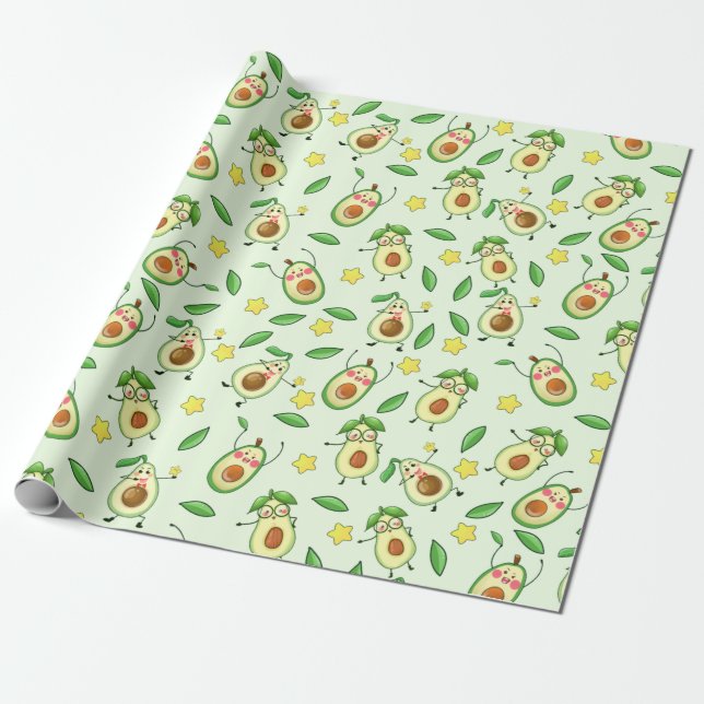 Regalo Papel de relleno de aguacate (Desenrollado)