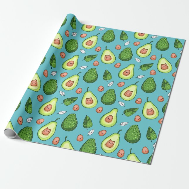 Regalo Papel de relleno de aguacate (Desenrollado)