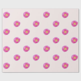 Regalo Papel de relleno de amapola rosa