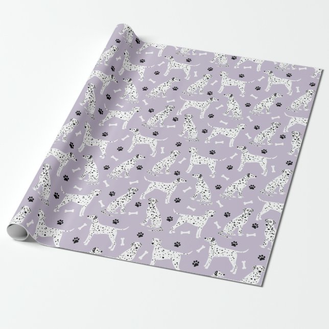 Regalo Papel de relleno de bolas y bolas dálmatas (Desenrollado)