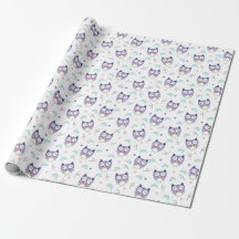Papel de relleno de búhos