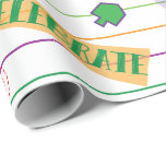 Regalo Papel de relleno de Chanukah "Hanukkah Fiesta"<br><div class="desc">Chanukah Papel de relleno "Hanukkah Fiesta" Vamos a conseguir que este Fiesta de Hanukkah comience con nuestro más reciente envoltorio de regalo para vestir sus regalos de Chanukah:) Elija entre 4 estilos y 5 tamaños de papel de envoltura. Disfruta y gracias por detenerse y ir de compras. Su negocio es...</div>