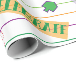 Regalo Papel de relleno de Chanukah "Hanukkah Fiesta"