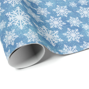 Regalo Papel de relleno de copos de nieve