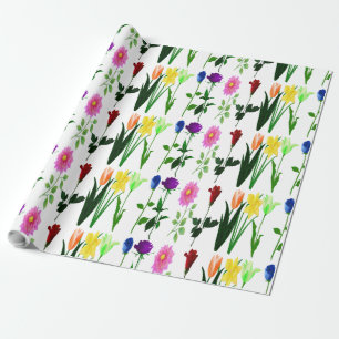 Regalo Papel de relleno de flores