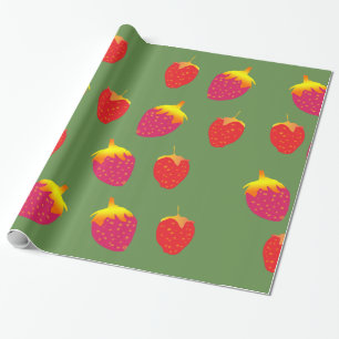 Regalo Papel de relleno de fresas