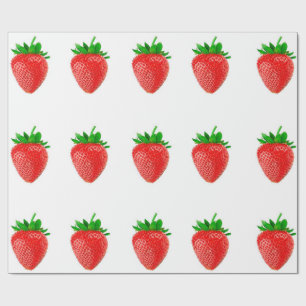 Regalo Papel de relleno de fresas