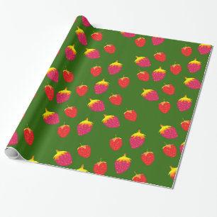 Regalo Papel de relleno de fresas