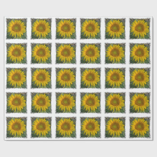 Regalo Papel de relleno de girasol