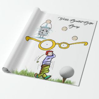 Regalo Papel de relleno de golfistas, mejor golfista del