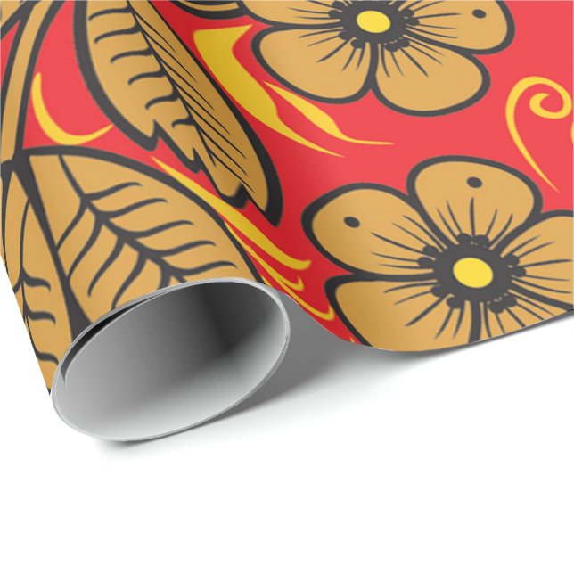 Regalo Papel de relleno de holoma ruso (Esquina del rollo)