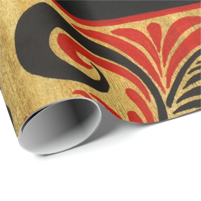 Regalo Papel de relleno de holoma ruso (Esquina del rollo)