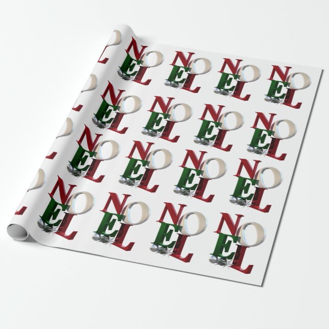 Regalo Papel de relleno de Joyeux Noel, Feliz Navidad (Desenrollado)