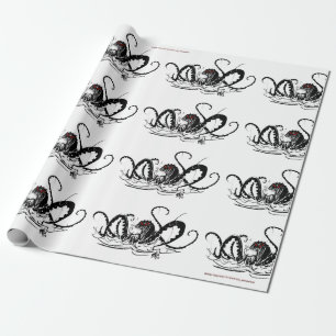 Regalo Papel de relleno de Kraken