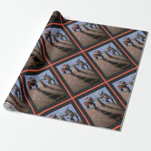Regalo Papel de relleno de Krampus