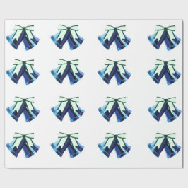 Regalo Papel de relleno de las campanas azules