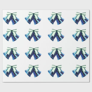 Regalo Papel de relleno de las campanas azules