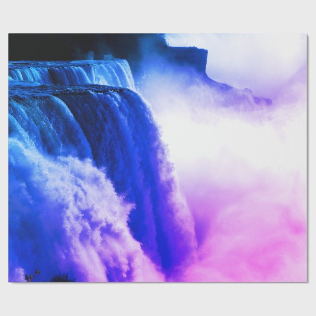 Regalo Papel de relleno de las cataratas del Niágara (Superficie plana)