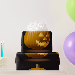 Regalo Papel de relleno de linterna de calabaza de Hallow