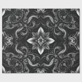 Regalo Papel de relleno de Noir barroco