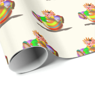 Regalo Papel de relleno de payaso feliz - Circo - Pintura