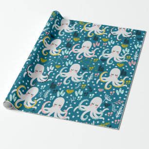 Regalo Papel de relleno de pulpo