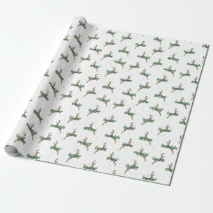 Regalo Papel de relleno de Rudolph