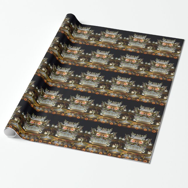Regalo Papel de relleno de templo chino (Desenrollado)