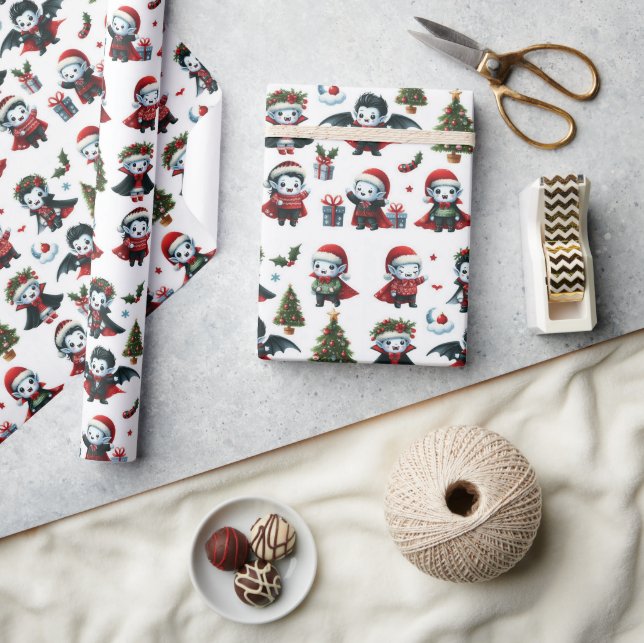 Regalo Papel de relleno de vampiros para navidades (Artesanía)