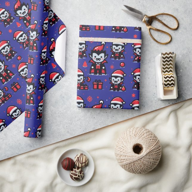 Regalo Papel de relleno de vampiros para navidades (Artesanía)