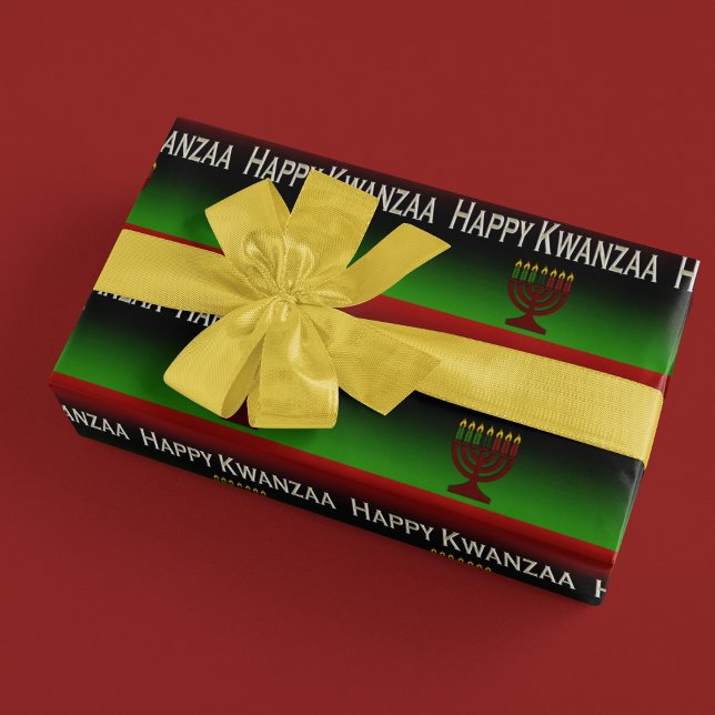 Regalo Papel de relleno de velas de Kwanzaa (Subido por el creador)