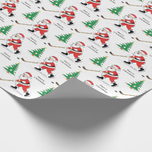 Regalo Papel de relleno para hockey Santa Navidades