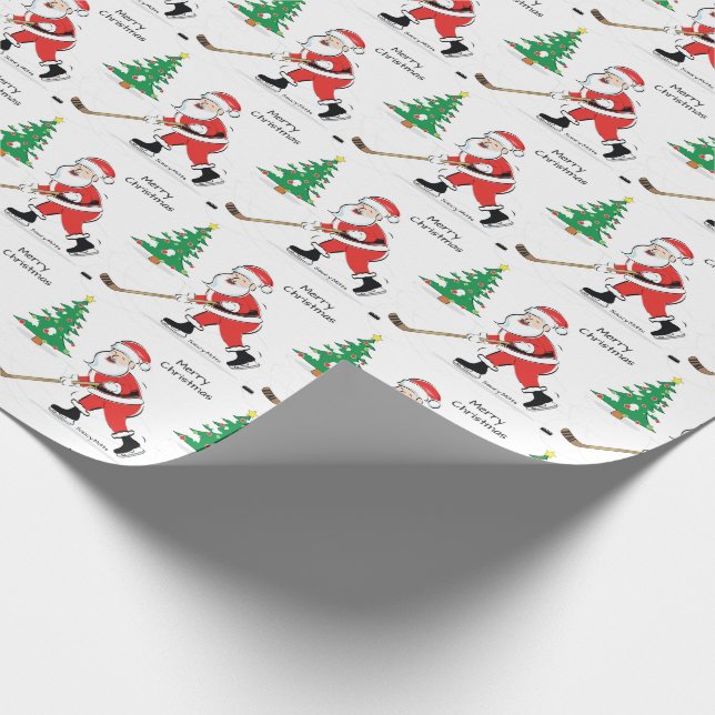 Regalo Papel de relleno para hockey Santa Navidades (Esquina)
