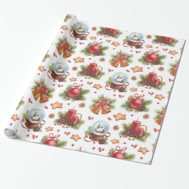 Regalo Papel de relleno para Navidades (Desenrollado)