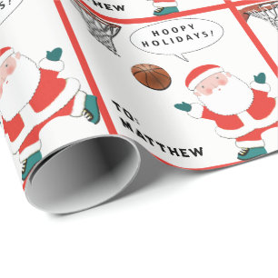 Regalo Papel de relleno para Navidades de baloncesto