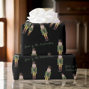 Regalo Papel de relleno para Navidades de cazabotas verde
