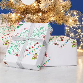Regalo Papel de relleno para Navidades de Las Vegas