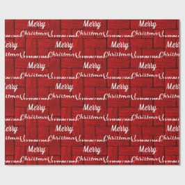 Regalo Papel de relleno para Navidades rojos brillantes