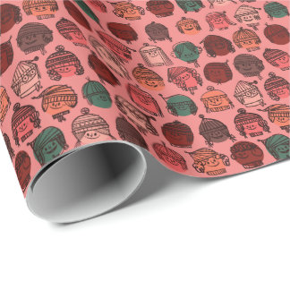 Regalo Papel de relleno para niños de invierno