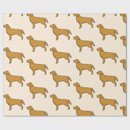 Regalo Papel de seda de Golden Retriever 