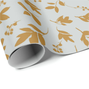 Regalo Papel de tejido de la rama de la liga amarilla