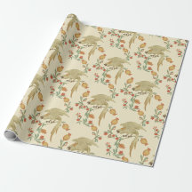 Papel de tono del patrón de coco y granada
