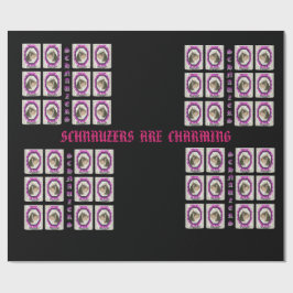 Regalo Papel de Wrpping del Schnauzer