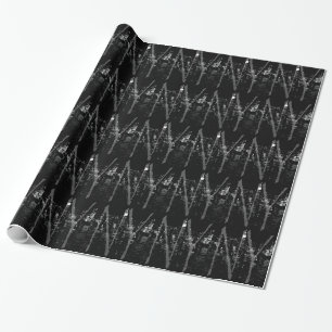 Regalo Papel del horizonte del papel de embalaje de Nueva