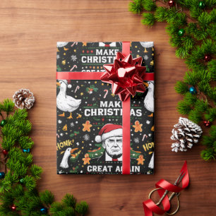 Regalo Papel divertido para envolver regalos de Navidad c